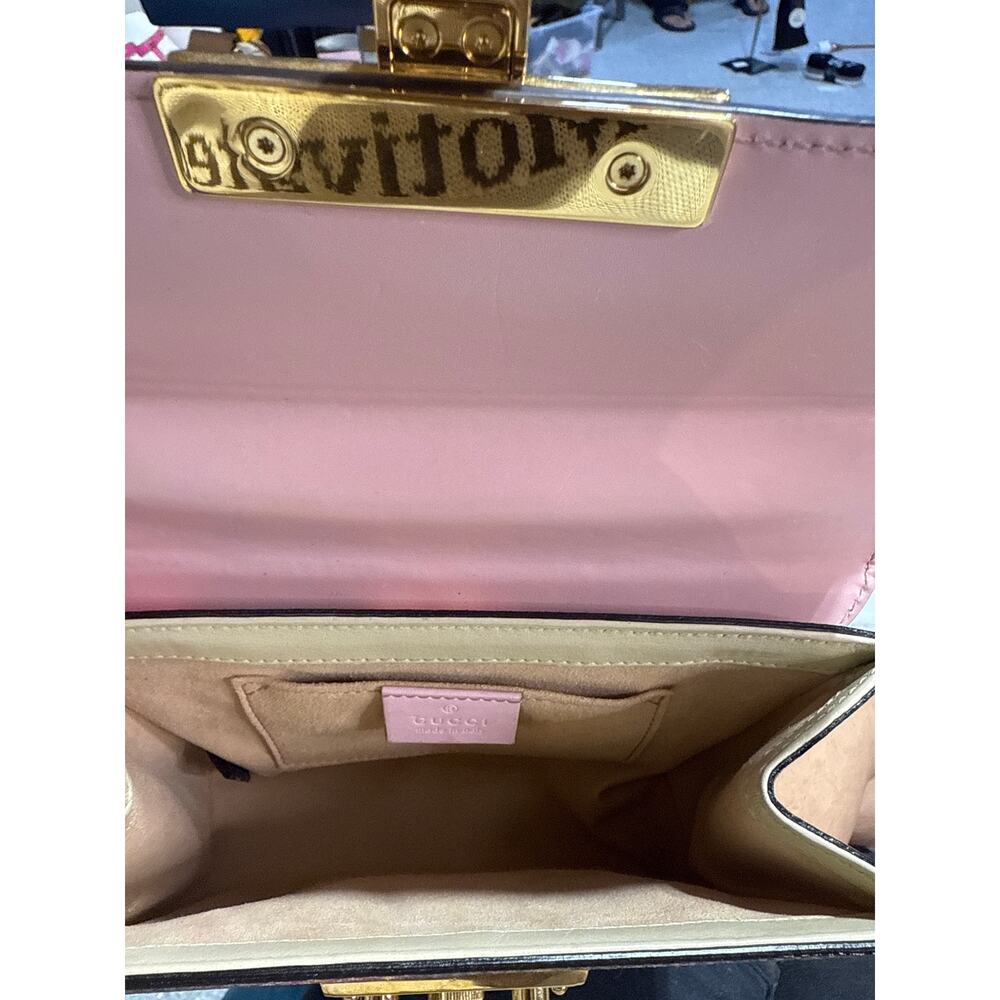 Gucci GG Supreme Les Pommes Padlock Shoulder Bag - Picture 3 of 5